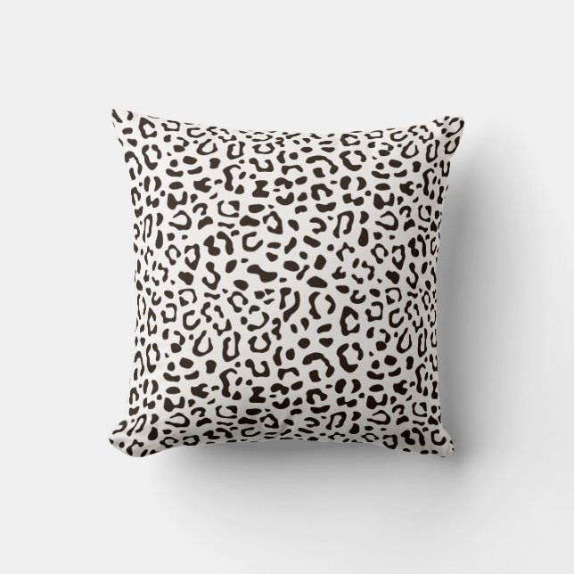 Leopard-Druckmuster Kissen (Vorderseite)