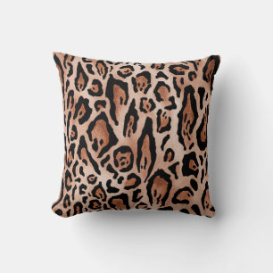 Leopard-Druckmuster Kissen