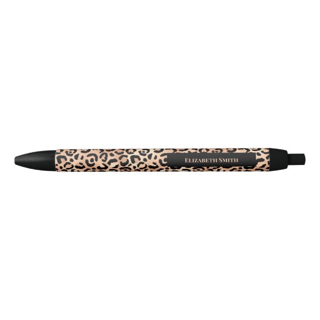 Leopard-Druckmuster Kugelschreiber (Vorderseite)