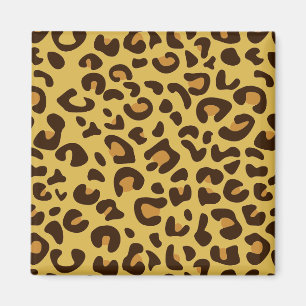 Leopard-Druckmuster Magnet