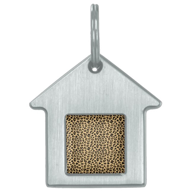 Leopard-Druckmuster Tiermarke (Vorderseite)