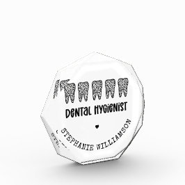 Leopard-Druckzähne für Dentalhygiene Fotoblock