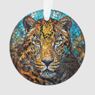 🐆 Leopard Dual Tone Glow ❄️ Warme und kühle künst Ornament