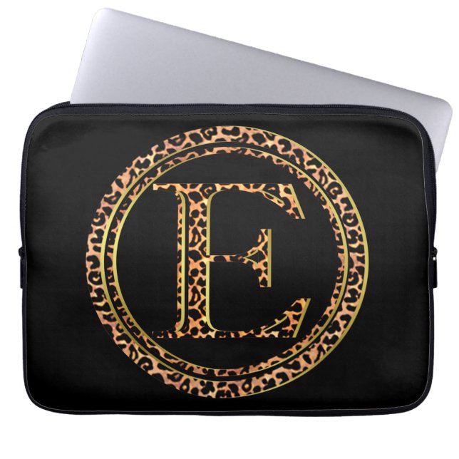 Leopard E Laptopschutzhülle (Vorderseite)