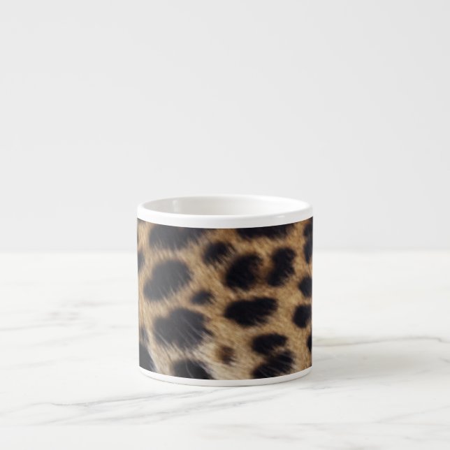 Leopard Espressotasse (Vorderseite)