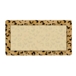 Leopard-Etiketten