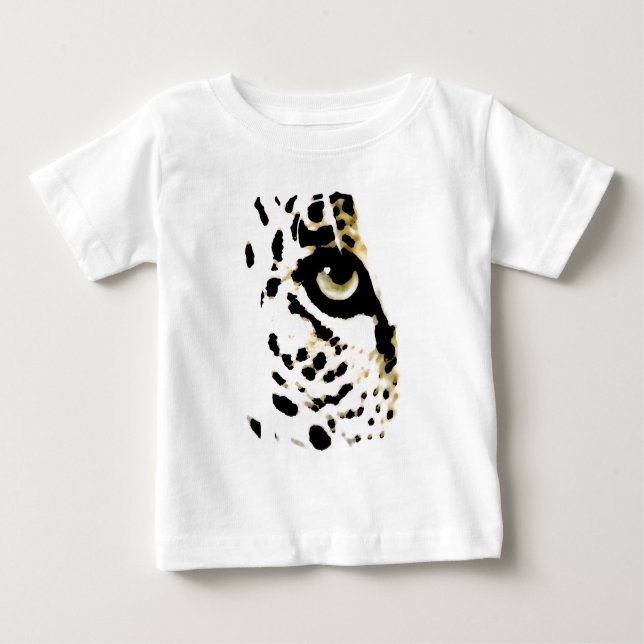 Leopard Eye Baby T-shirt (Vorderseite)