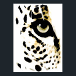Leopard Eyes Poster - Pop Art Wilde Tiere<br><div class="desc">Posters Prints - Motivierend Mut / Confidence Pop Art Leopard - Gelbe Tonleopard Kopf / Portrait Digital Animal Eyes Pop Art Image - Head Portrait - Wilde Leopards - Big Cats Digital Images</div>