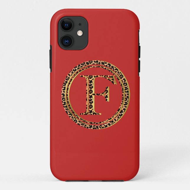 Leopard F Case-Mate iPhone Hülle (Rückseite)