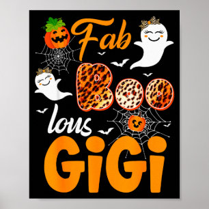 Leopard Fab Boo Lous Gigi Soky Halloween-Kostüm G Poster