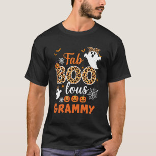 Leopard Fab Boo Lous Grammy Gruseliger Halloween-K T-Shirt