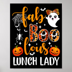 Leopard Fab Boo Lous Lunch Lady passendes Gruppen- Poster