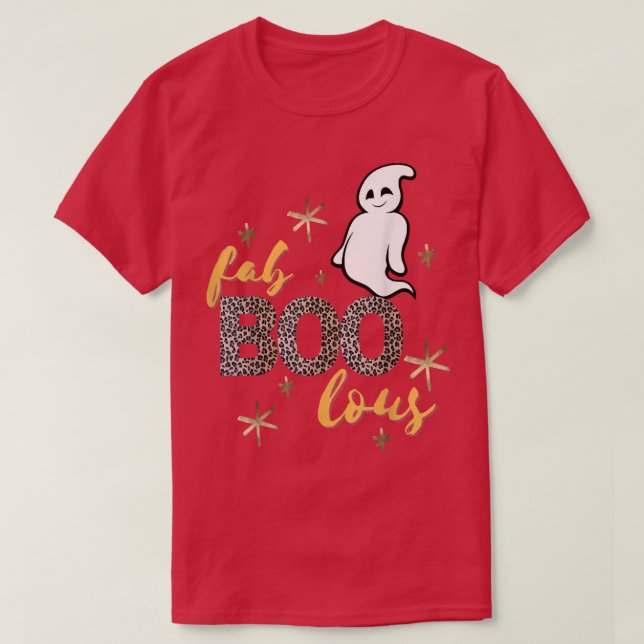 Leopard FabBooLous, Halloween Trick oder Treat,Pum T-Shirt (Design vorne)