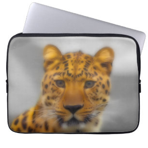 Leopard Face Laptopschutzhülle