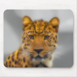 Leopard Face Mousepad