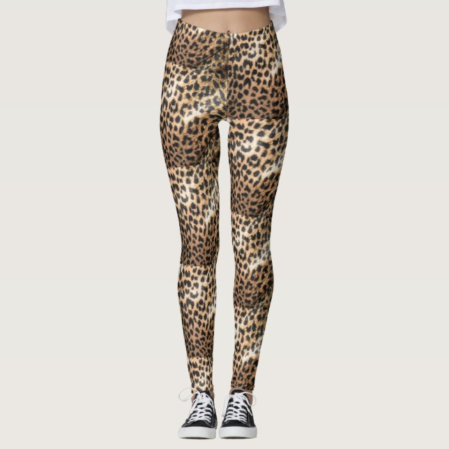 LEOPARD FLECK LEGGINGS (Vorderseite)