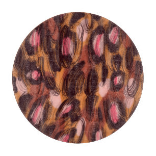 Leopard Flecken Afrikanisches Tier Muster Schneidebrett