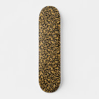 Leopard Flecken Gold Fell Jaguar Muster