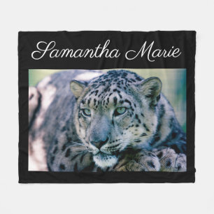 Leopard Fleecedecke