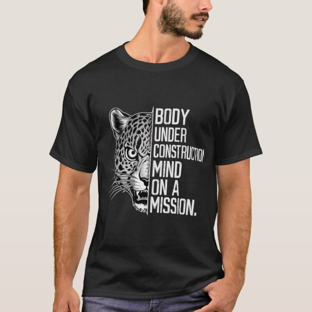 Leopard Focus T-Shirt (Vorderseite)