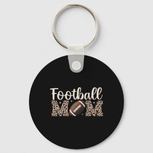 Leopard Football Mama Mama Women Football Player M Schlüsselanhänger