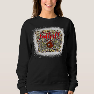 Leopard Football Mama Muttertag Mama Frauenfußball Sweatshirt