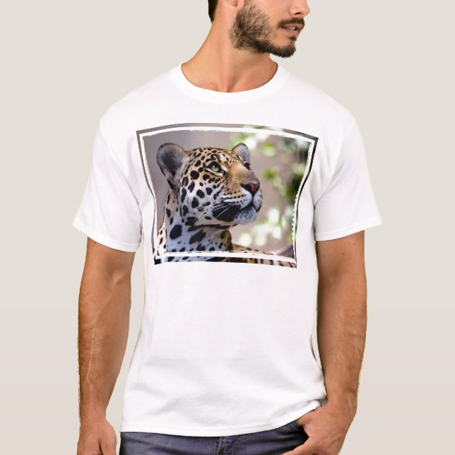 Leopard-Fotografie T-Shirt (Vorderseite)