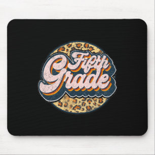 Leopard Fünfter Lehrer Niedlich 5. Klasse Zurück n Mousepad