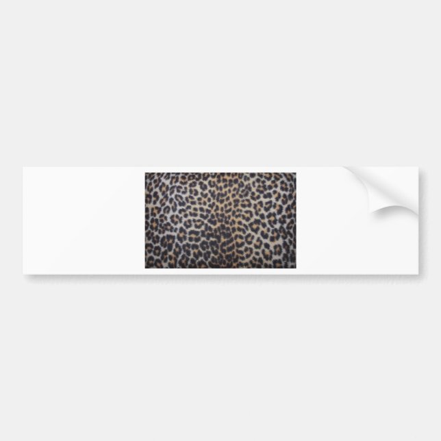 Leopard Fur Autoaufkleber (Vorne)