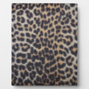 Leopard Fur Fotoplatte