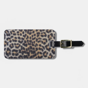 Leopard Fur Gepäckanhänger