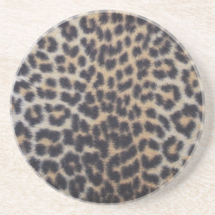Leopard Fur Getränkeuntersetzer