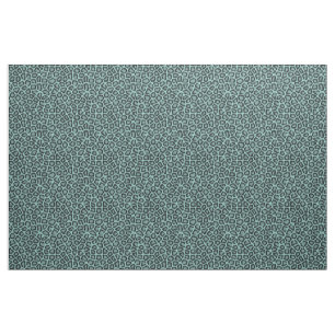 Leopard Fur Muster Aqua Fabric Stoff