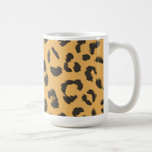 Leopard Fur Muster Tasse