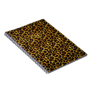 Leopard Fur Print Animal Muster Notizblock