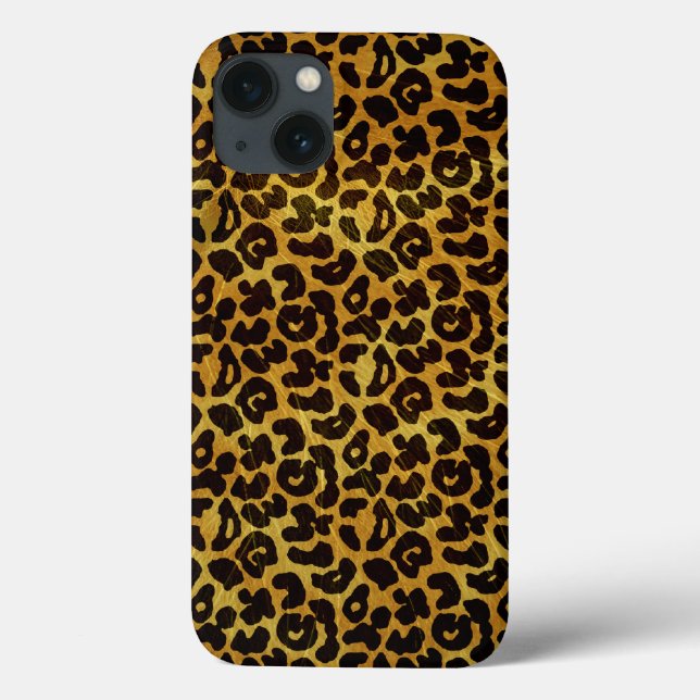 Leopard Fur Print Animal Pattern Case-Mate iPhone Hülle (Rückseite)