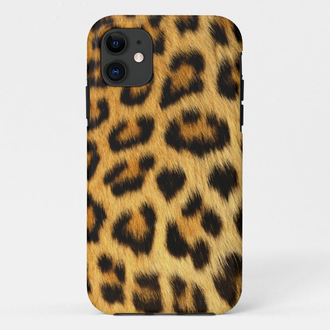 Leopard Fur Print Case-Mate iPhone Hülle (Rückseite)
