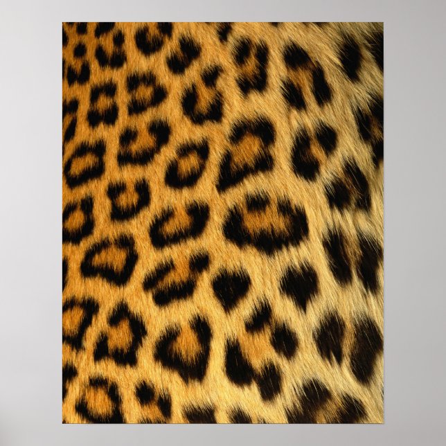 Leopard Fur Print Poster (Vorne)
