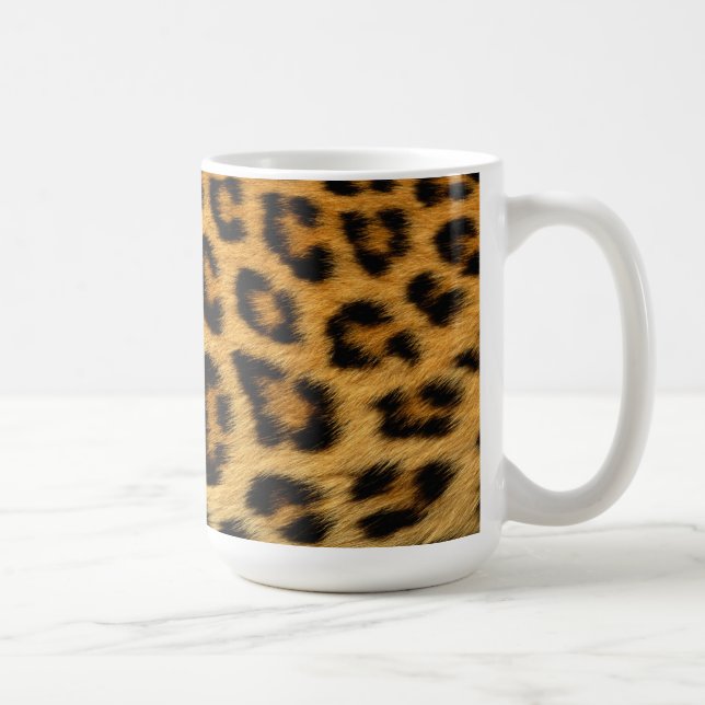 Leopard Fur Print Tasse (Rechts)