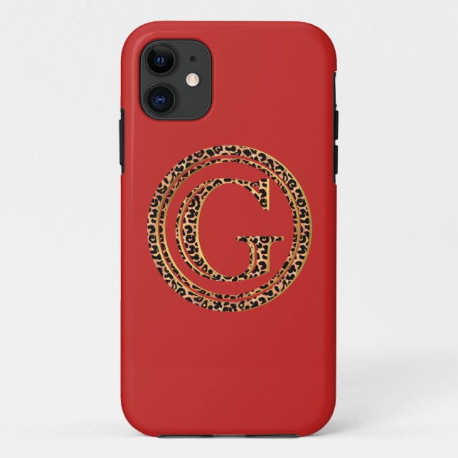 Leopard G Case-Mate iPhone Hülle (Rückseite)