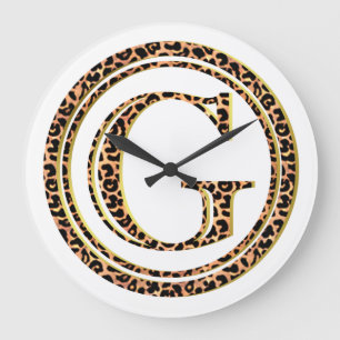 Leopard G Große Wanduhr