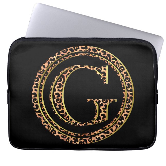 Leopard G Laptopschutzhülle (Vorderseite)