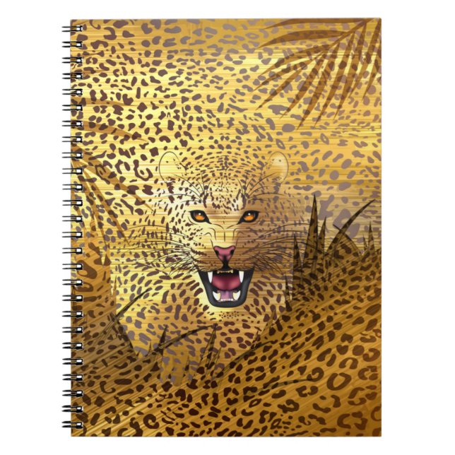 Leopard-Gebiet 1 Notizblock (Vorderseite)