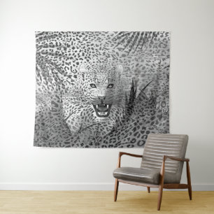 Leopard-Gebiet 2 Wandteppich