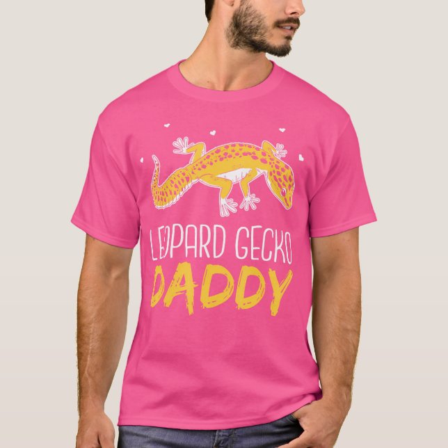 Leopard Gecko Daddy Lizards Reptile Lizard Leopard T-Shirt (Vorderseite)