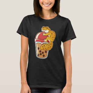 Leopard Gecko Drinking Boba Bubble Tee