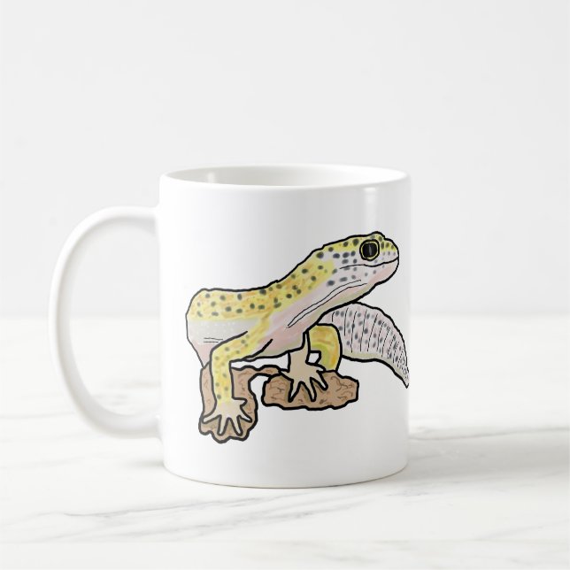 Leopard Gecko Kaffeetasse (Links)