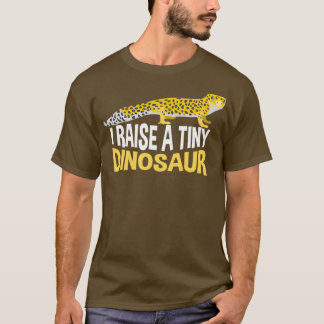 Leopard Gecko Little Dinosaur Pet Joke Lizard T-Shirt