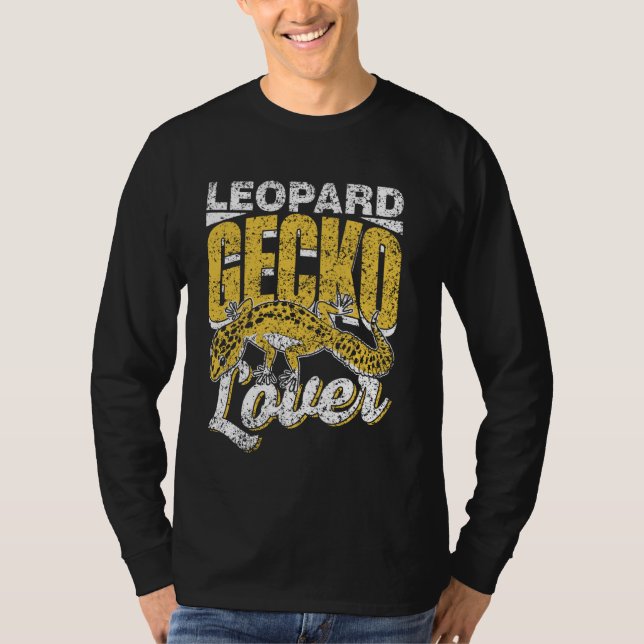 Leopard Gecko Lover Eigentümer Geckos Lizard Leopa T-Shirt (Vorderseite)