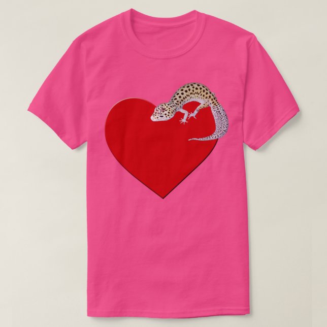 Leopard Gecko Lover Leopard Gecko Liebe Niedlich G T-Shirt (Design vorne)